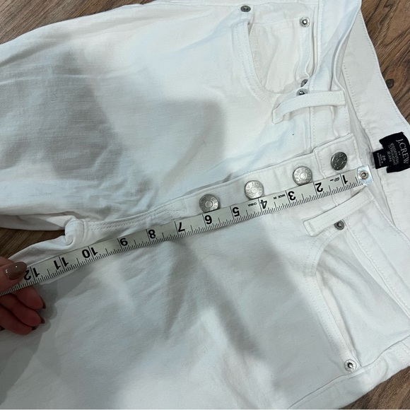 J. Crew Essential straight white jean in all-day stretch - Picture 11 of 12
